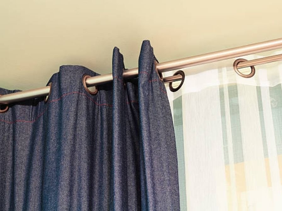 Curtain rail finish options