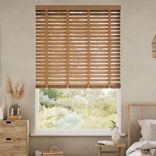 Wooden blinds Dubai decor