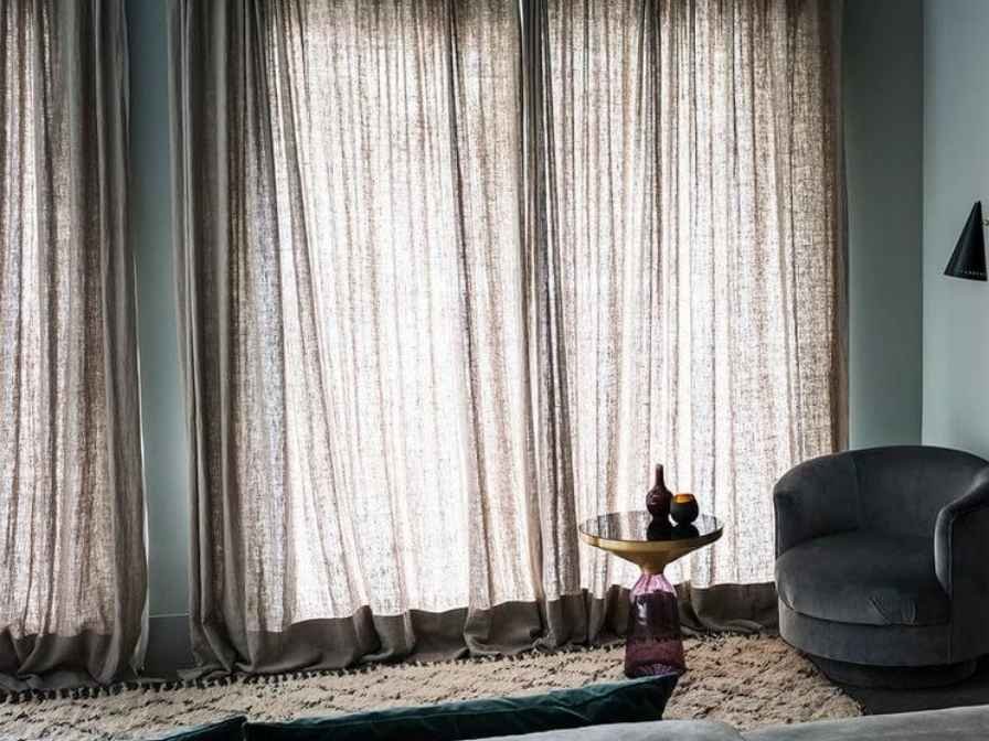 Bespoke linen curtain styles