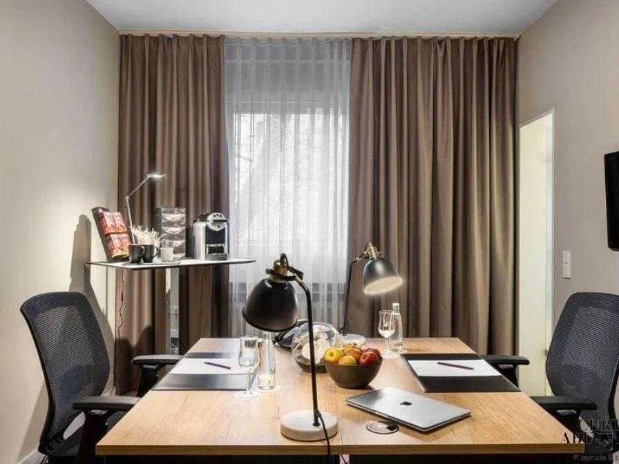 Elegant tailored office drapery solutions