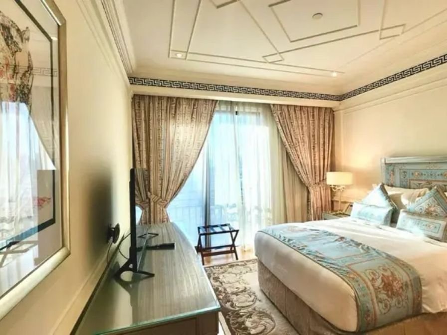 Versace curtain fabric options