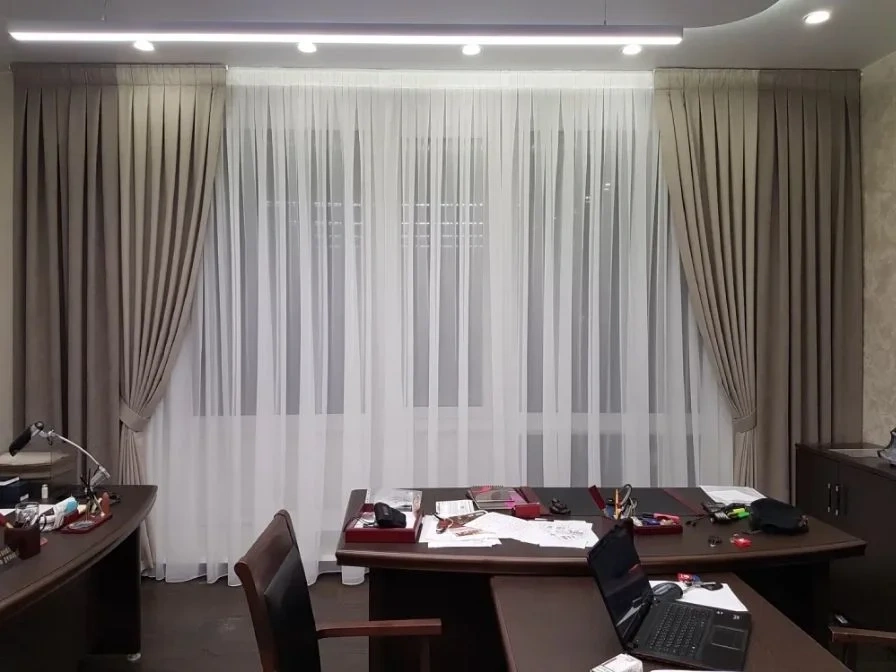 Premium office curtain fabric choices