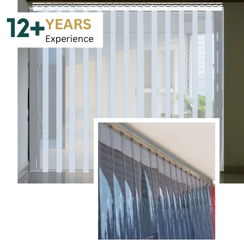 PVC curtain installation Dubai