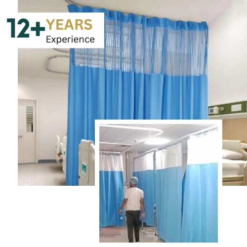 Hospital curtain installation service