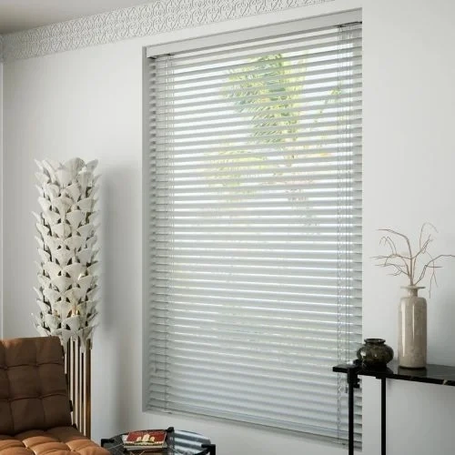 Sleek aluminum blind system