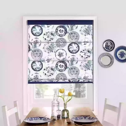 Printed Romex window blinds Dubai