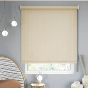 Sunscreen Roller Blinds Beige
