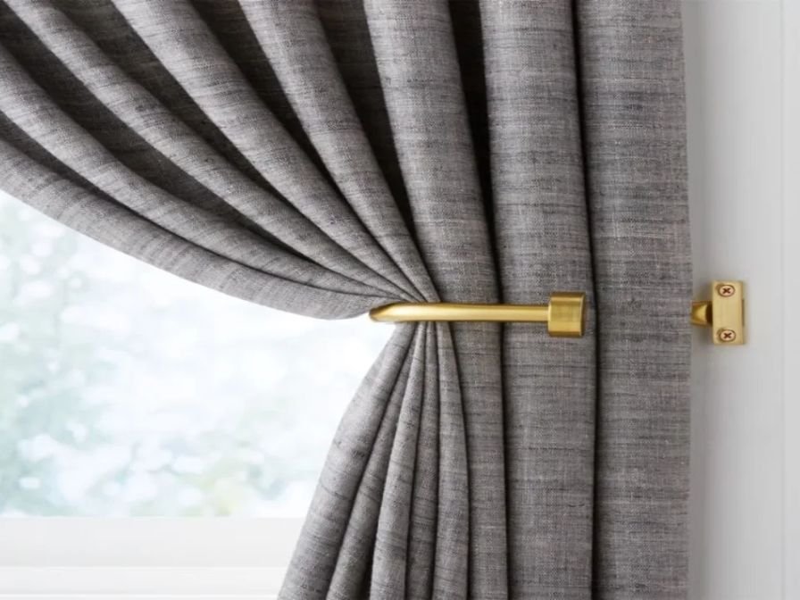 Custom curtain holder designs