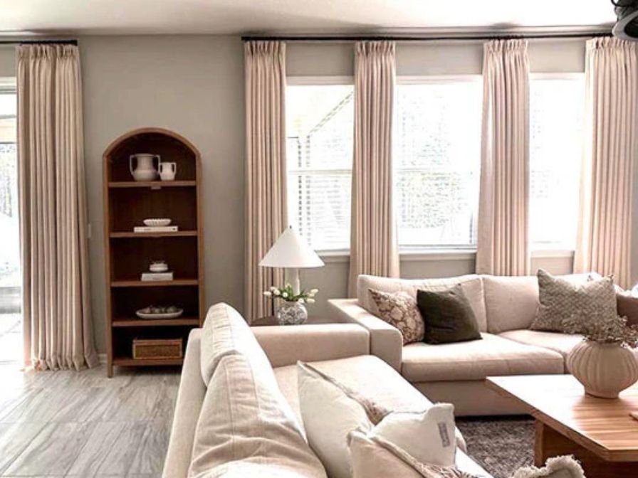 Custom linen curtain designs