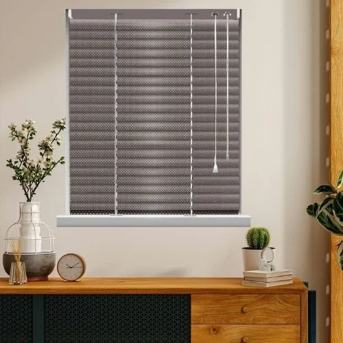 Ventilated aluminum slat blinds