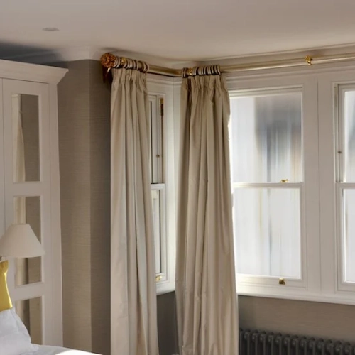 Bay Window Curtain Poles