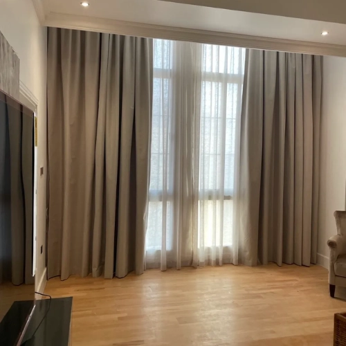 Interior Glass Drapes