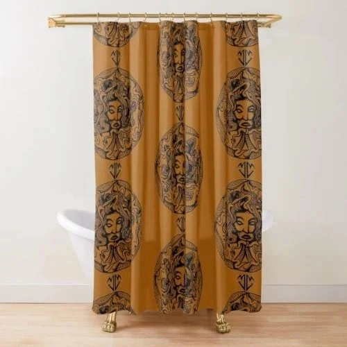 Medusa Emblem Drapes