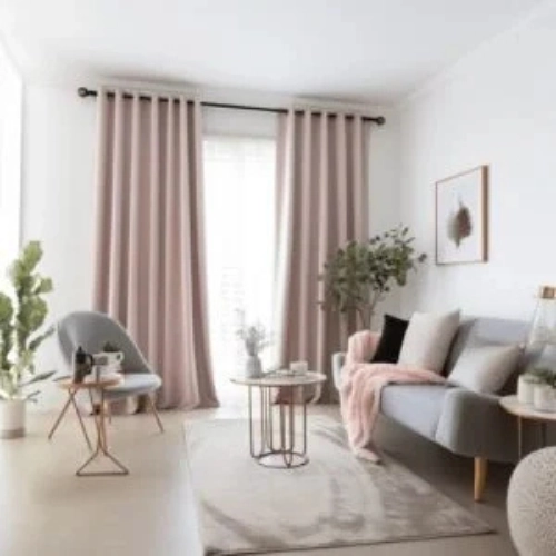 Dusty Rose Curtains